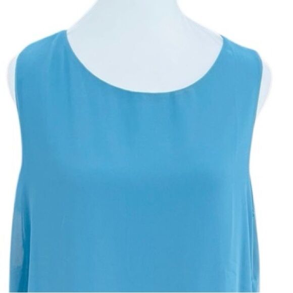 NWT Chico’s Easywear DoubleLayer Tank, color Pacific Coast size 1 - Picture 2 of 7